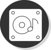 Music Album Vector Icon Design