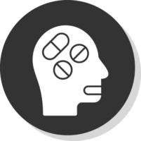 diseño de icono de vector de adicto a las drogas