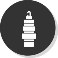 Spark Plug Vector Icon Design