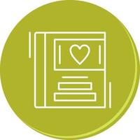 Wedding Album Vector Icon