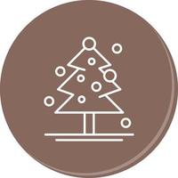 icono de vector de árbol de navidad