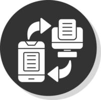 Data Transfer Vector Icon Design