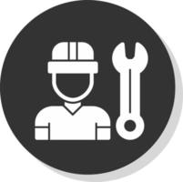 Worker Vector Icon Design