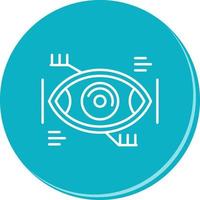 Eye Recongnition Vector Icon