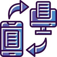 Data Transfer Vector Icon Design