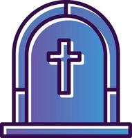 diseño de icono de vector funerario