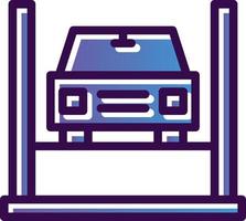 Car Lifter Vector Icon Design