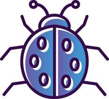Ladybug Vector Icon Design
