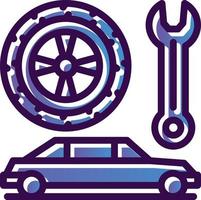 Car Service Vector Icon Design