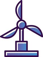 Windmill Vector Icon Design