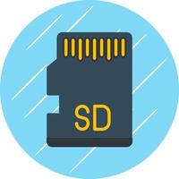 diseño de icono de vector de tarjeta sd