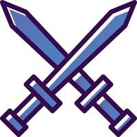 Swords Vector Icon Design