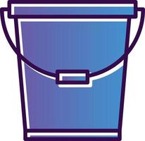 Bucket Vector Icon Design