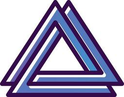 diseño de icono de vector de valknut