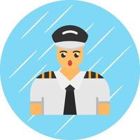 Pilot Vector Icon Design