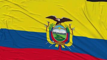 Ecuador Flag Cloth Removing From Screen, Intro, 3D Rendering, Chroma Key, Luma Matte video