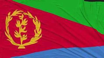 eritrea bandera paño quitando desde pantalla, introducción, 3d representación, croma llave, luma mate video