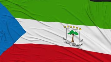 Equatorial Guinea Flag Cloth Removing From Screen, Intro, 3D Rendering, Chroma Key, Luma Matte video