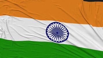 India bandera paño quitando desde pantalla, introducción, 3d representación, croma llave, luma mate video