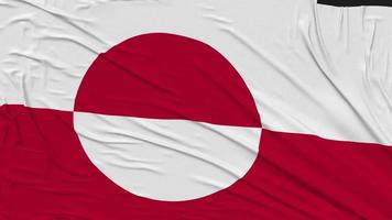 Greenland Flag Cloth Removing From Screen, Intro, 3D Rendering, Chroma Key, Luma Matte video