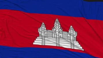 Cambodia Flag Cloth Removing From Screen, Intro, 3D Rendering, Chroma Key, Luma Matte video