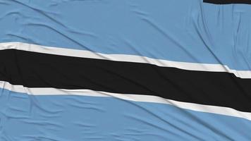 Botswana bandera paño quitando desde pantalla, 3d representación, croma llave, luma mate video