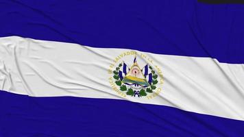 el salvador bandeira pano removendo a partir de tela, introdução, 3d Renderização, croma chave, luma fosco video