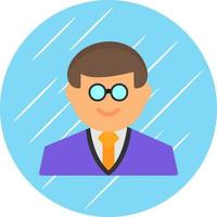 Professor Vector Icon Design