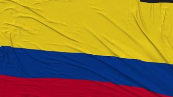 Colômbia bandeira pano removendo a partir de tela, introdução, 3d Renderização, croma chave, luma fosco video
