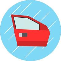 Car Door Vector Icon Design