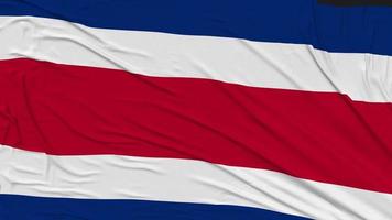 Costa Rica Flag Cloth Removing From Screen, Intro, 3D Rendering, Chroma Key, Luma Matte video