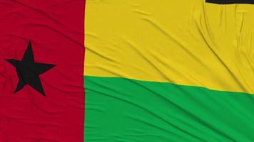 Guinea Bissau Flag Cloth Removing From Screen, Intro, 3D Rendering, Chroma Key, Luma Matte video