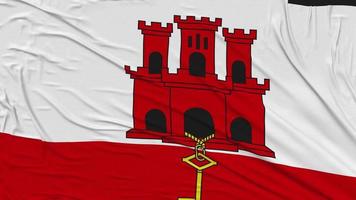 Gibraltar Flag Cloth Removing From Screen, Intro, 3D Rendering, Chroma Key, Luma Matte video