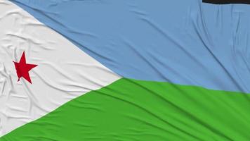 djibouti bandera paño quitando desde pantalla, introducción, 3d representación, croma llave, luma mate video