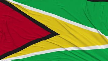 Guyana bandiera stoffa rimozione a partire dal schermo, introduzione, 3d rendering, croma chiave, luma Opaco video