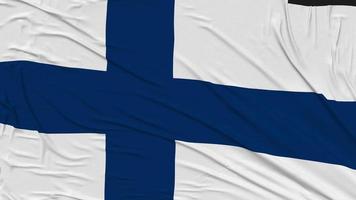 Finland Flag Cloth Removing From Screen, Intro, 3D Rendering, Chroma Key, Luma Matte video