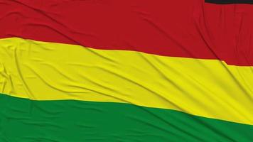 Bolivien Flagge Stoff entfernen von Bildschirm, 3d Wiedergabe, Chroma Taste, Luma matt video