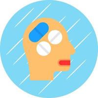 Drug Addict Vector Icon Design