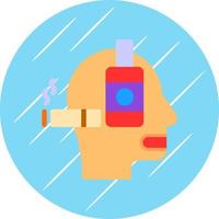 Alcoholism Vector Icon Design