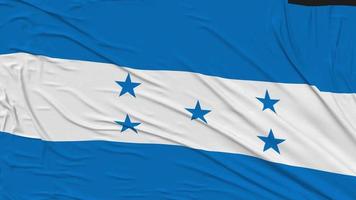 Honduras bandeira pano removendo a partir de tela, introdução, 3d Renderização, croma chave, luma fosco video