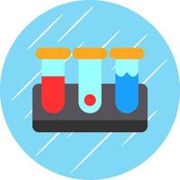 Test Tubes Vector Icon Design