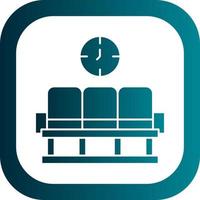 Waiting Area Vector Icon Design