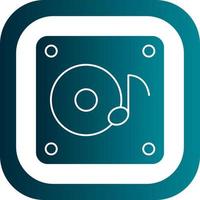 Music Album Vector Icon Design