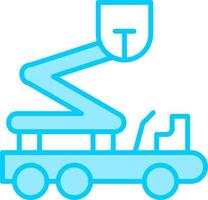 Boom Lift Vector Icon