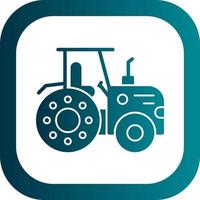 diseño de icono de vector de tractor