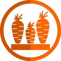 diseño de icono de vector de zanahorias