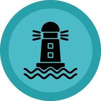 Lighthouse Vector Icon Design