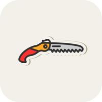 Sawing Vector Icon Design