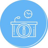 Information Desk Vector Icon