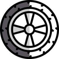 Wheel Vector Icon Design